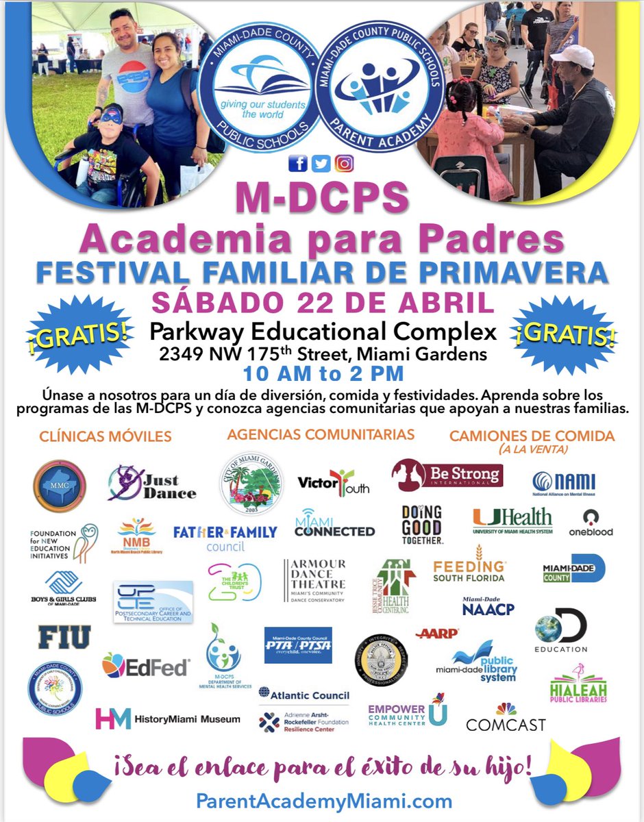 Parents and families, SAVE THE DATE! Go Dolphins! #lck8  #parentacademy @MDCPSSouth @ParentAcadMiami @MDCPS