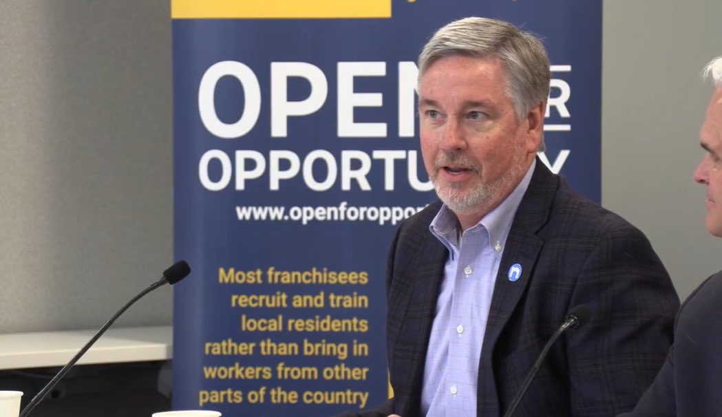 clicktecs's tweet image. Franchising411: Brian Wieters of @Neighborly, &quot;Veterans are INSANELY successful in franchising. You&apos;ll see 40-60% of our top franchisees are veterans.&quot; #OpenForOpportunity @VetFranIFA