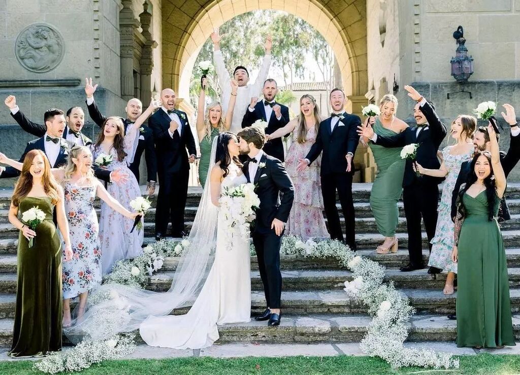 Just MARRIED! 😍

Planner &amp; Florist @burlapandbordeaux
Venue @santabarbaracourthouse @hotelcalifornian @villaandvineweddings
Transportation @sbtrolleyevents
Dress <a href="/alexandragrecco/">alexandra grecco</a>
DJ @partyproperproductions
Lighting <a href="/the_unknown_dj/">Unknown Dj</a>
Catering @villaandvineweddings
Photo <a href="/jamesw/">James White</a>…