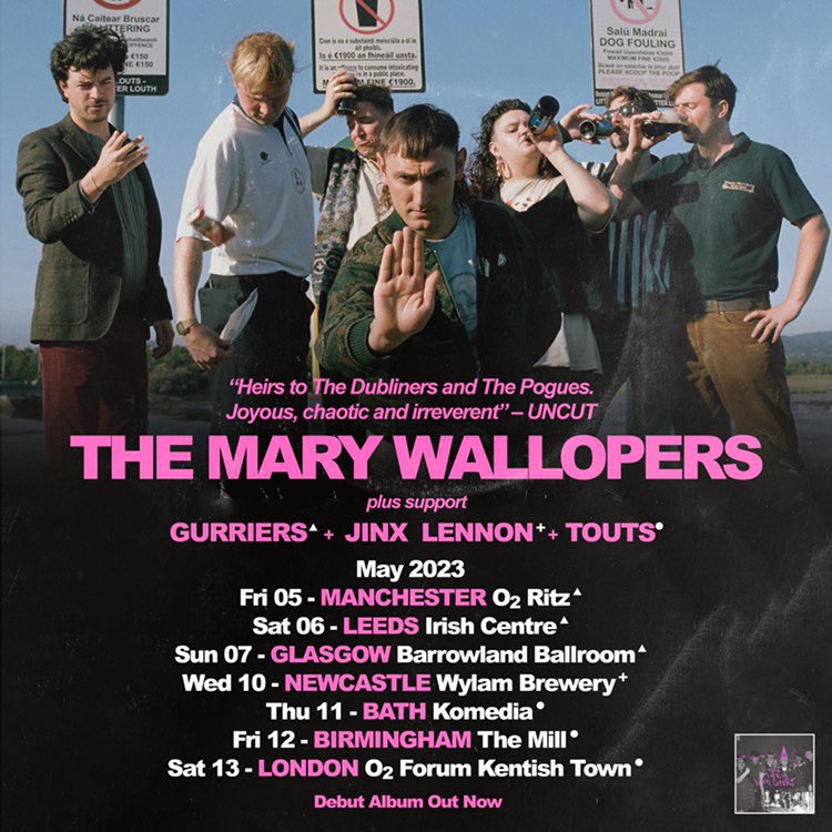 We’re hitting the road with @marywallopers for 3 dates in May! See yous in Bath, Birmingham and London 🔥 tickets in the bio 👆🏻