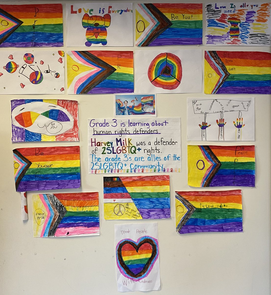 International Day of Pink. 💗 We are learning about creating a community where all people feel safe, valued and respected. #TheYorkSchool #yorklearns