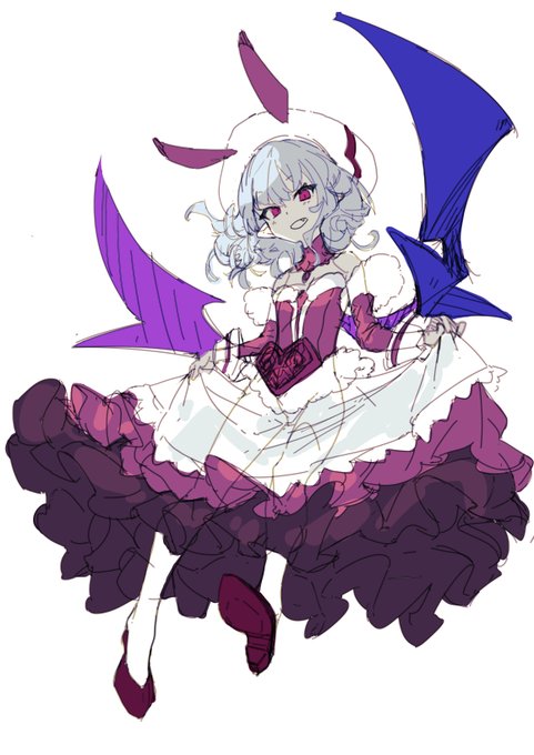 描きかけ レミリア・スカーレット 