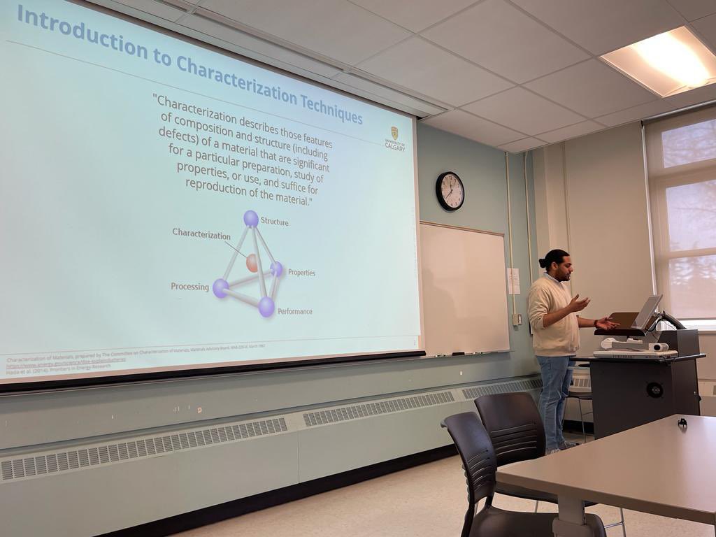 Three seminar talks from <a href="/AISELgroup/">Ahmed Hosni</a> this week. Congratulations <a href="/BhaviS97/">Bhavadharini Selvakumar</a> Hirbod and Anne for great presentations. 
Reaching to the end of a busy semester. 
#chemistry #university
