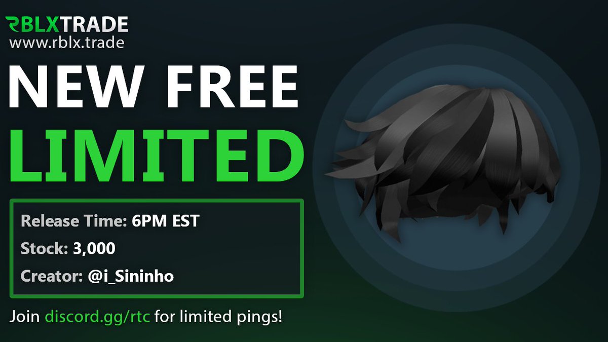 Roblox Trading News on X: New FREE Roblox UGC Limited in 5 hours and 55  minutes from now! ✨ Item Link:  Auto-Convert  Timezone:   / X