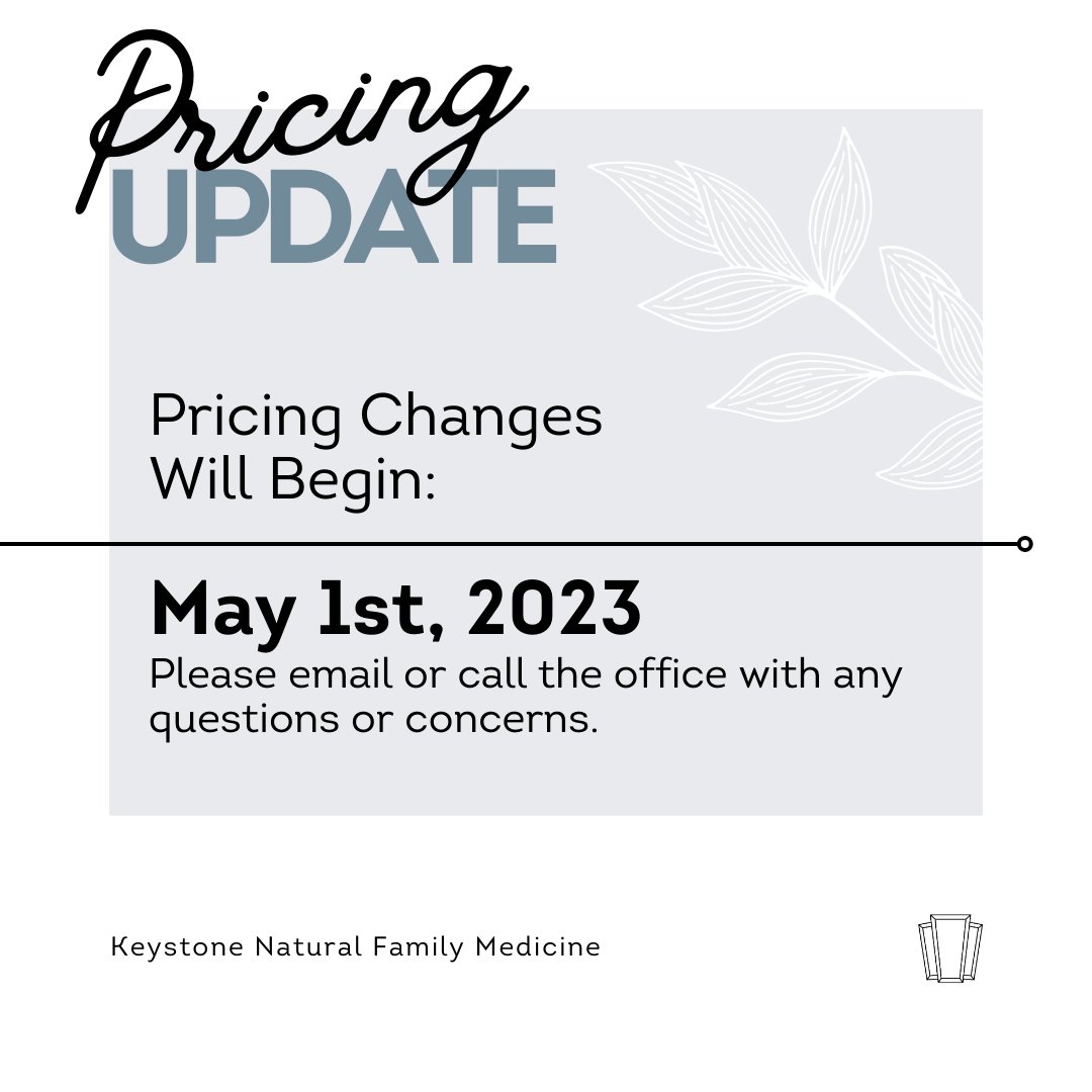 KeystoneMed's tweet photo. We want to notify all of our patients of a couple of pricing updates that will take place starting May 1st, 2023.

With any questions, visit our website at https://t.co/VVeh06lAYP or call the office at (480) 535 5688. https://t.co/Lq8h0F5OIj