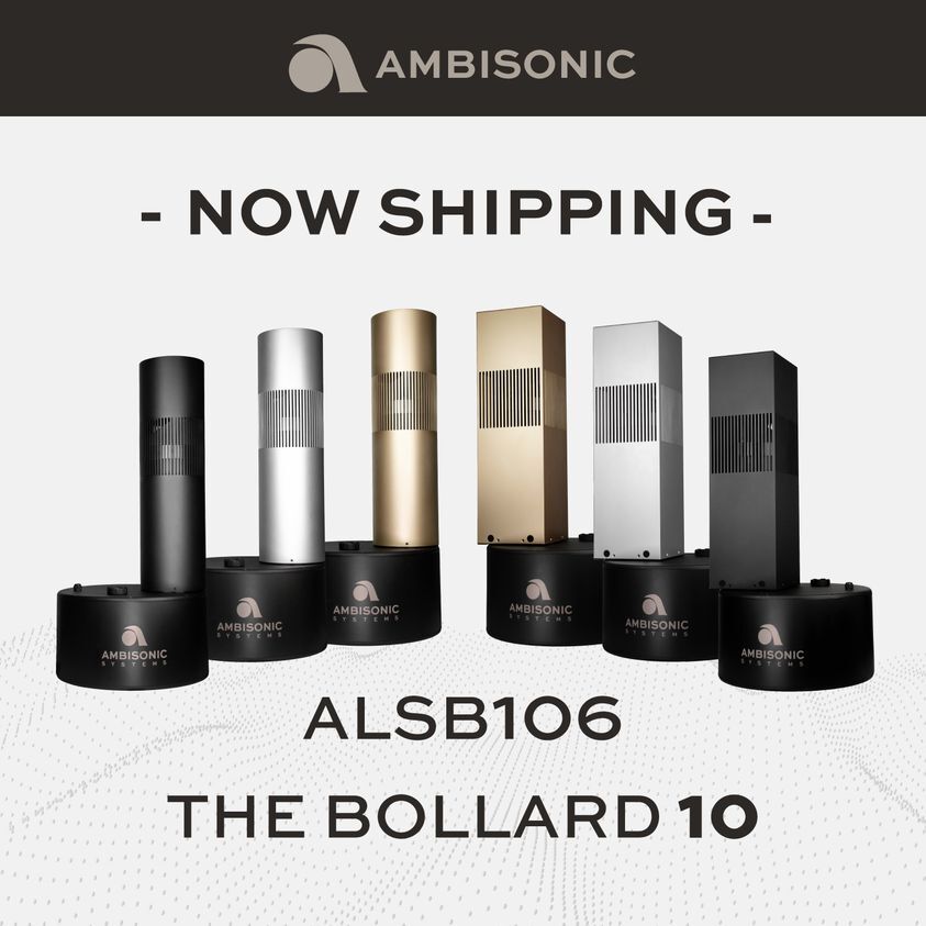 HTAcertified's tweet photo. Here comes the boom! Ambisonic Systems’ familiar combination of premium aesthetics and premier landscape audio unite in a mighty package; the ALSB106 Bollard 10! Get in touch with an @OriginAcoustics-authorized dealer to place an order today.
#HTAcertified #HTAresource https://t.co/OjFGLutOR8