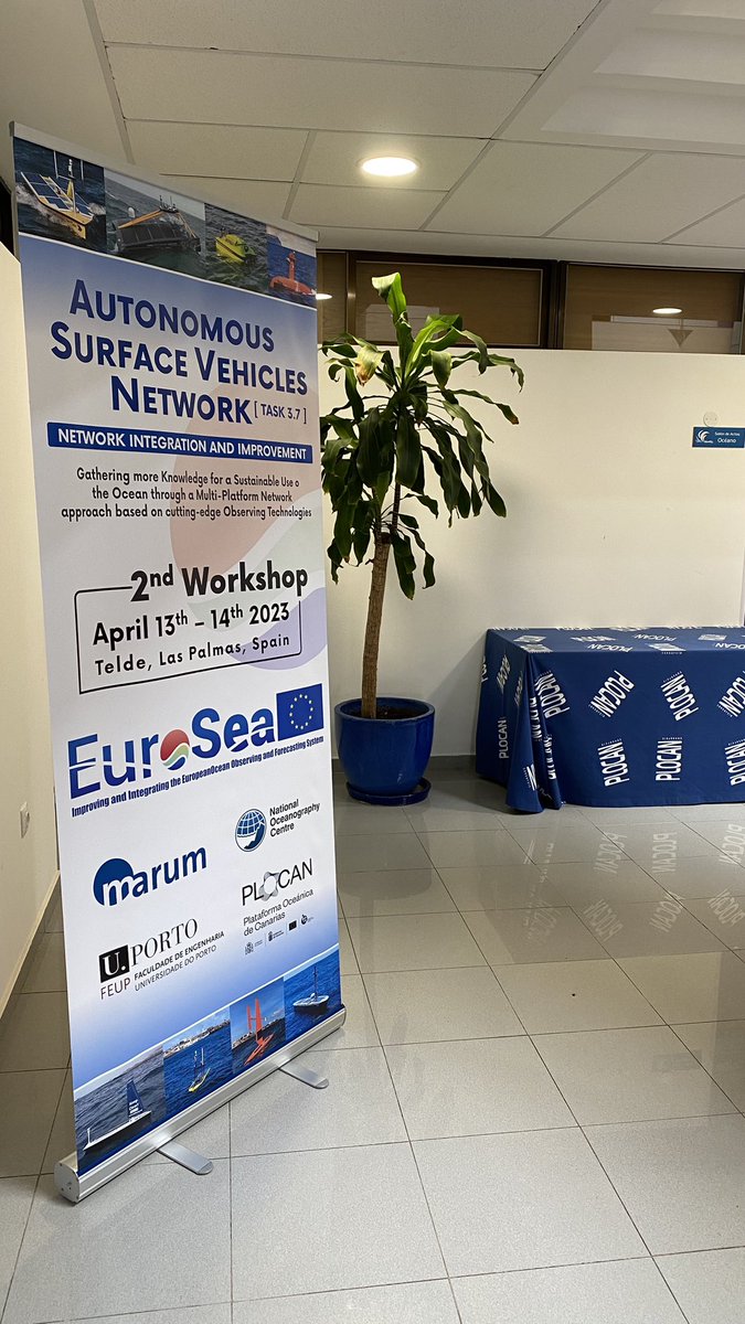 All set to kick-off tomorrow the @Euro_Sea workshop on #USV #ASV tech/services/regulations/data in support #EOOS @EuroGOOS strategy #OceanObserving #AutonomousShips  #DigitalOcean @IMOHQ @UnmannedSystem @marum_de @NOCnews @lstsfeup @NOAA @noaapmel @agenciaiisi #ICTSNews @plocan