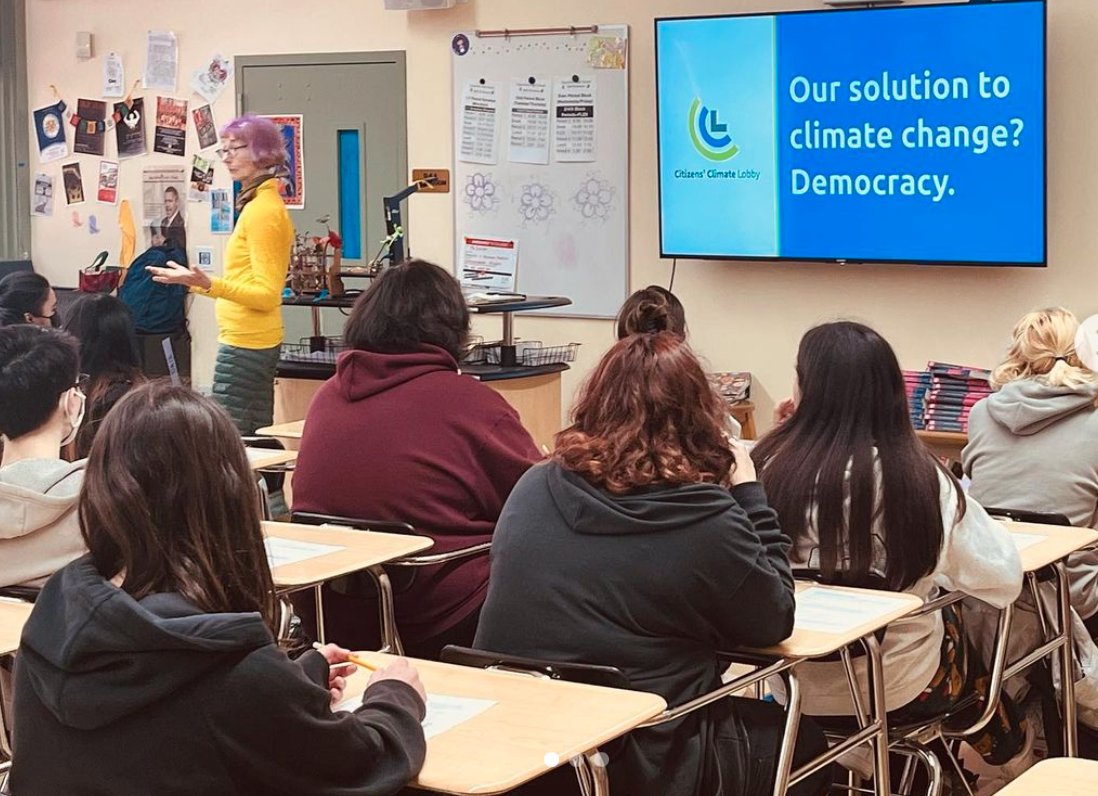 This week’s climate action presentations: 2 at Capuchino High School and 1 for St Bart’s Faith Group to about 80 people. 10 new members and 2 invitations for additional presentations.