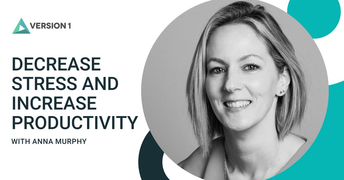 version1's tweet photo. April marks Stress Awareness Month. Here's some quick tips our People Success Coach @annamurp  shared with @siliconrepublic  designed to help reduce stress and increase productivity at work. https://t.co/VaPUHGxEVC
