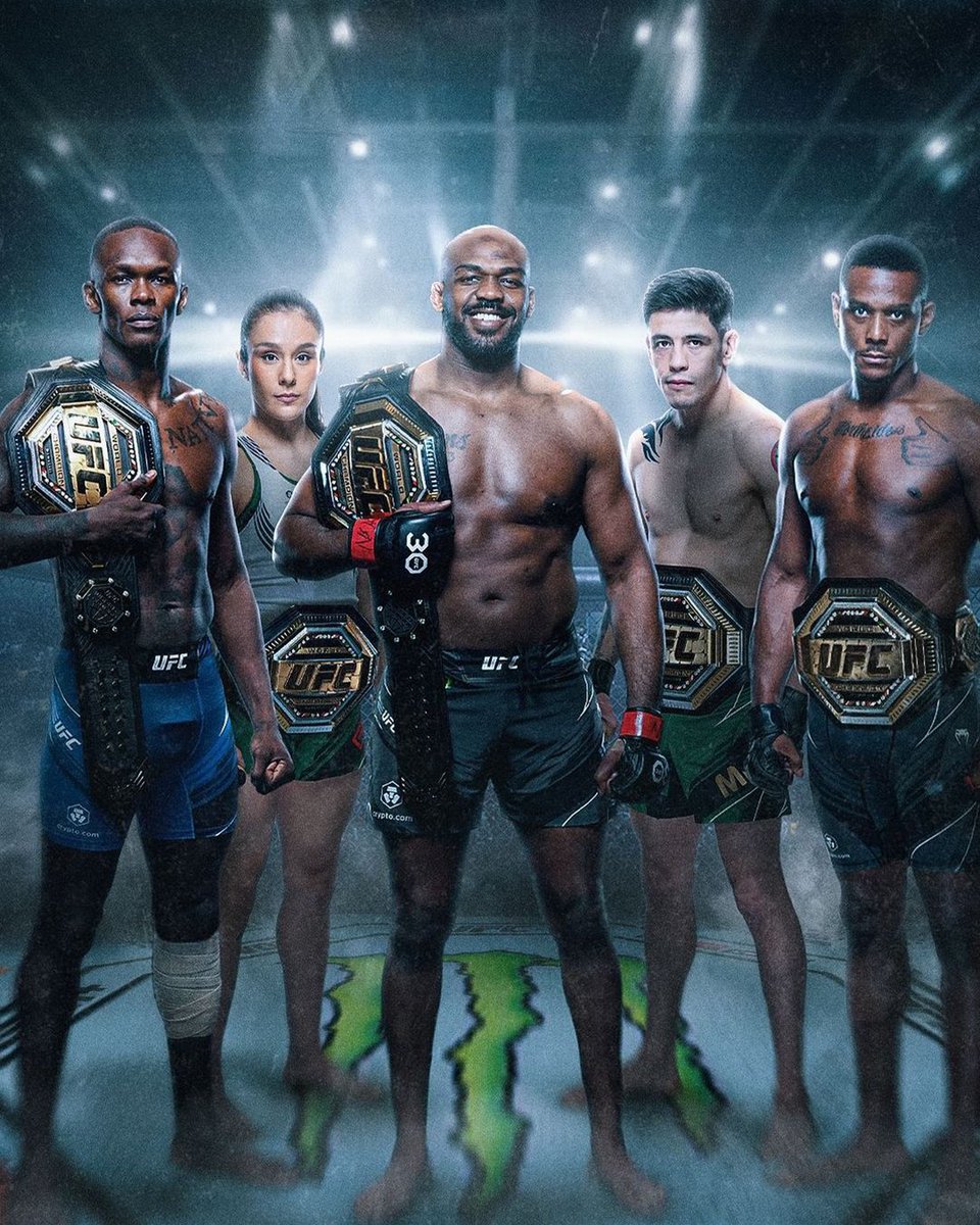 FIVE new undisputed champs in four months. What a start to 2023 🏆

(🎨 <a href="/DiaztwinsMMA/">DiaztwinsMMA</a>)