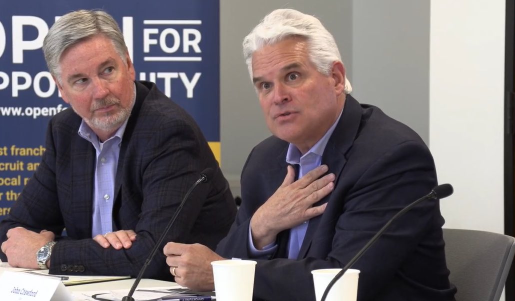 clicktecs's tweet image. Franchising411: John Crawford, COO of @JaniKingClean, &quot;Franchisors know that having veteran owners is a good business decision. They&apos;re used to taking a plan and making it work.&quot; #OpenForOpportunity @VetFranIFA