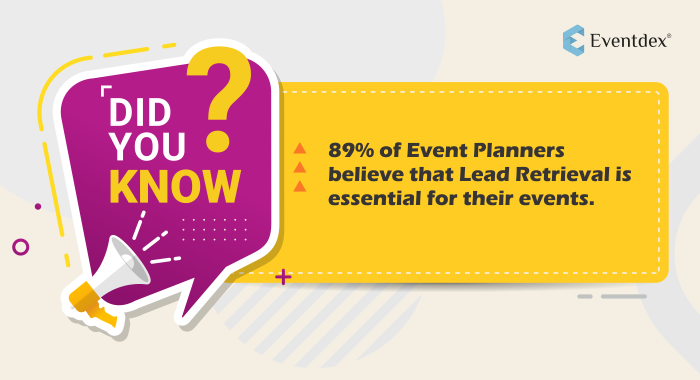 eventdex's tweet image. #DidYouKnow?
Don't fall behind - join the majority and ensure you capture every lead with @eventdex's #LeadRetrieval technology. To know more, visit here: eventdex.com/lead-retrieval…
#Eventdex #EventPlanning #EventSuccess #TradeShows #EventPlanners #EventProfs #Eventtech #leadcapture