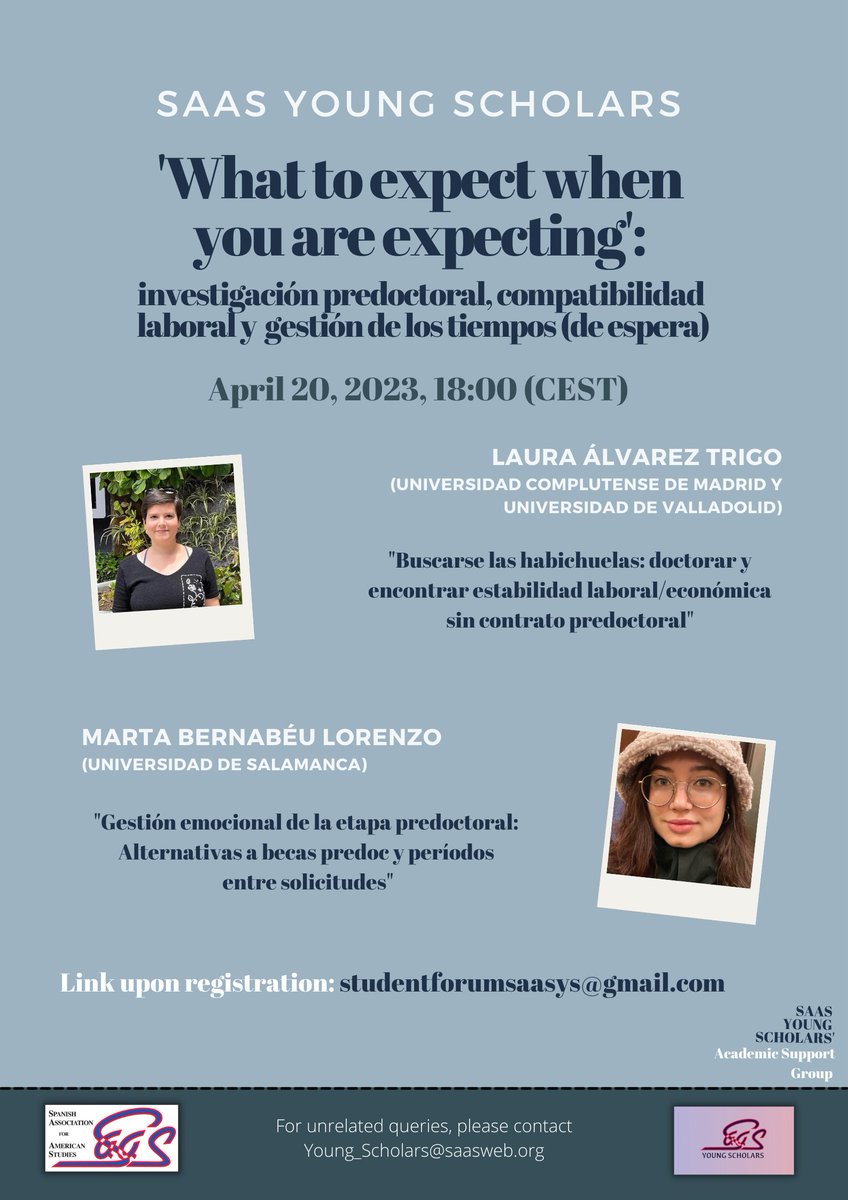 SAAS_YScholars's tweet photo. Are you worried about undergoing your PhD without funding?💸 If you wish to hear about experiences on balancing work, financial and emotional stability while doing a PhD without a contract join our Student's Forum Support Group on April 20 at 6pm (CEST). https://t.co/TN63tscK4u