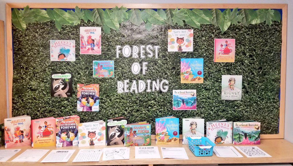 MsAlexa2's tweet photo. Voting has begun at @StRitaOCSB! Which @ForestofReading Blue Spruce Nominee will win?? 🌳🍃 https://t.co/Tro5U6Txue