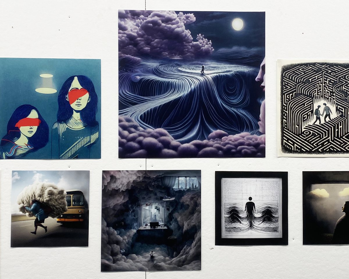 Exposition Visuallys IA à l'École de design de l'UQAM : Passez voir les premières explorations d'images créées par IA dans le cadre de l'atelier <a href="/visuallys/">Mine</a> ! Au 2e étage de <a href="/ecoledesignuqam/">École de design de l'UQAM</a> .