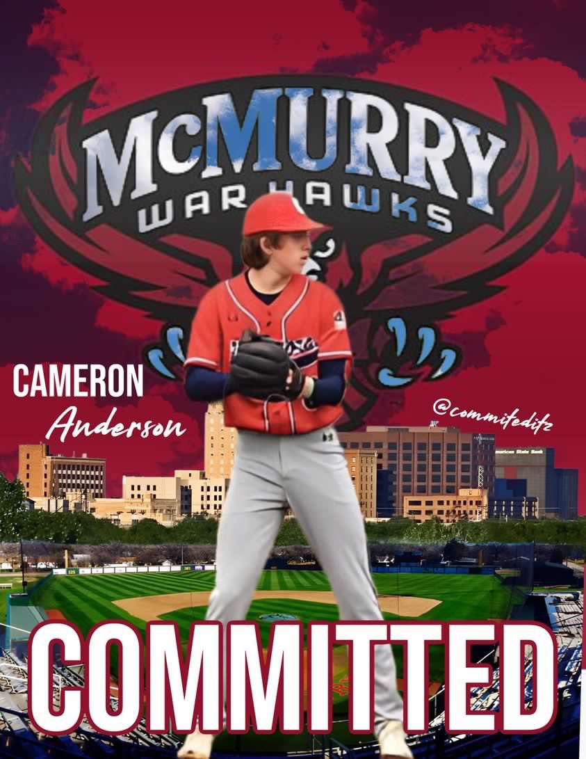 I am honored and blessed to announce that I will be continuing my academic and athletic career at McMurry University! I want to thank God, my family, my teammates, and coaches for supporting me through this journey. Go War Hawks! <a href="/CornerstoneSABB/">Cornerstone Baseball - San Antonio</a> @troskysw_tpu <a href="/DST_SanAntonio/">DST San Antonio</a>