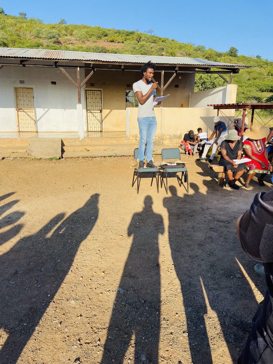 EFF_Nkomazi's tweet photo. Cllr Mafia Fane held a meeting today with the people of Goba to present the draft IDP that speaks to the challenges of Goba. 

The community noted the draft IDP and made contributions for amendments. 

@EFFSouthAfrica 

#Ward11nkomazi https://t.co/8DyNgV15jR
