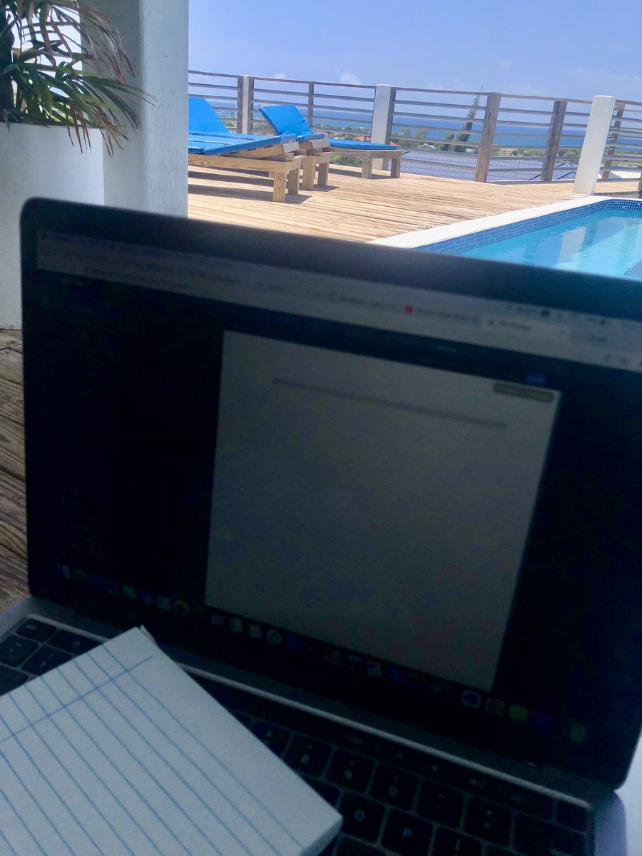 Ideation/writer’s room——- Treasure Beach Jamaica ☺️