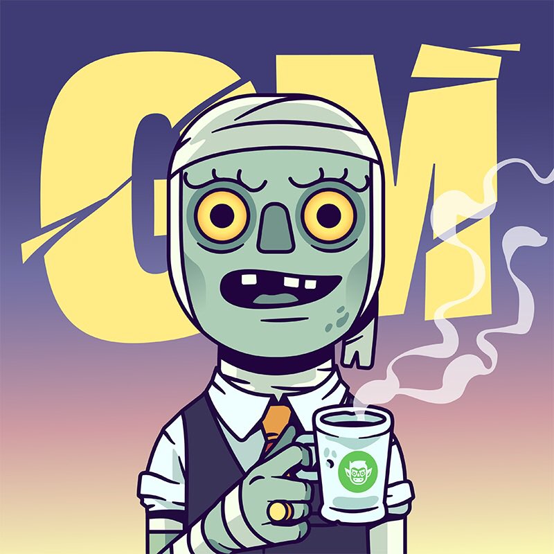 Gm Amigos!

A mummy calls a restaurant.
“Hello, I’d like to reserve a table for the pharaoh Sakhrakhotep I.”
“Could you spell it out, please?” 
“Of course. Bird, two triangles, wavy line, the sun, bird again, jackal’s head, and a scarab.”

#Ethereum #MintingNow