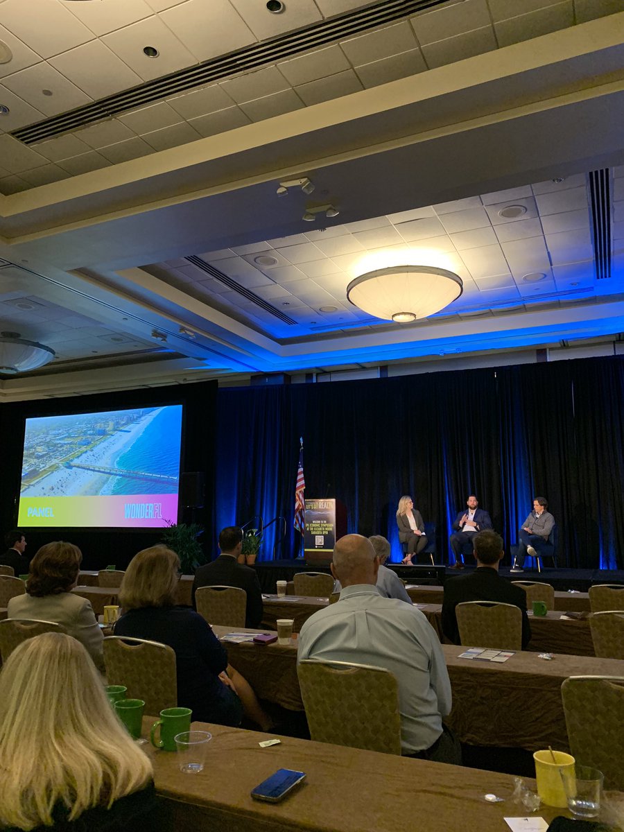 PoweringFL's tweet photo. We’re wrapping up the first-ever FPL Economic Symposium at the Elizabeth Moore Sarasota Open with a panel featuring @KatSaunders75, @amazon Sam Blatt and @UNTUCKit Aaron Sanandres. Thanks to all who attended for making today a success! #PoweringFL https://t.co/6rKz18gx6o