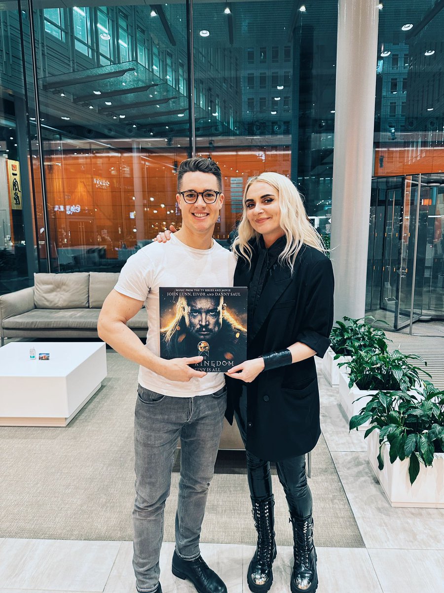 eivormusic's tweet photo. Spent a lovely evening in London last night for the cast and crew screening of 7 Kings Must Die, out this Friday on Netflix.
We also have a soundtrack album being released the week following.
Can’t wait for you to hear it 🥰 https://t.co/BItuJ6g7HG