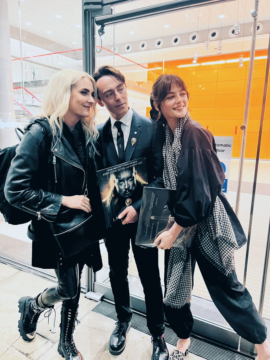 eivormusic's tweet photo. Spent a lovely evening in London last night for the cast and crew screening of 7 Kings Must Die, out this Friday on Netflix.
We also have a soundtrack album being released the week following.
Can’t wait for you to hear it 🥰 https://t.co/BItuJ6g7HG