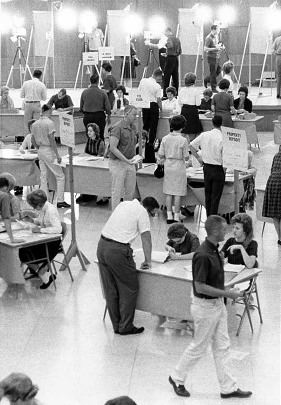 Texas Tech Alumni Association (@ttualumniassoc) on Twitter photo Registration for Fall 2023 classes is in full swing on campus, but it looks a little different than it used to. How did you get registered when you were a TTU student?
📸: <a href="/SWCArchive/">Southwest Collection</a> Registration for Fall 2023 classes is in full swing on campus, but it looks a little different than it used to. How did you get registered when you were a TTU student?
📸: <a href="/SWCArchive/">Southwest Collection</a>