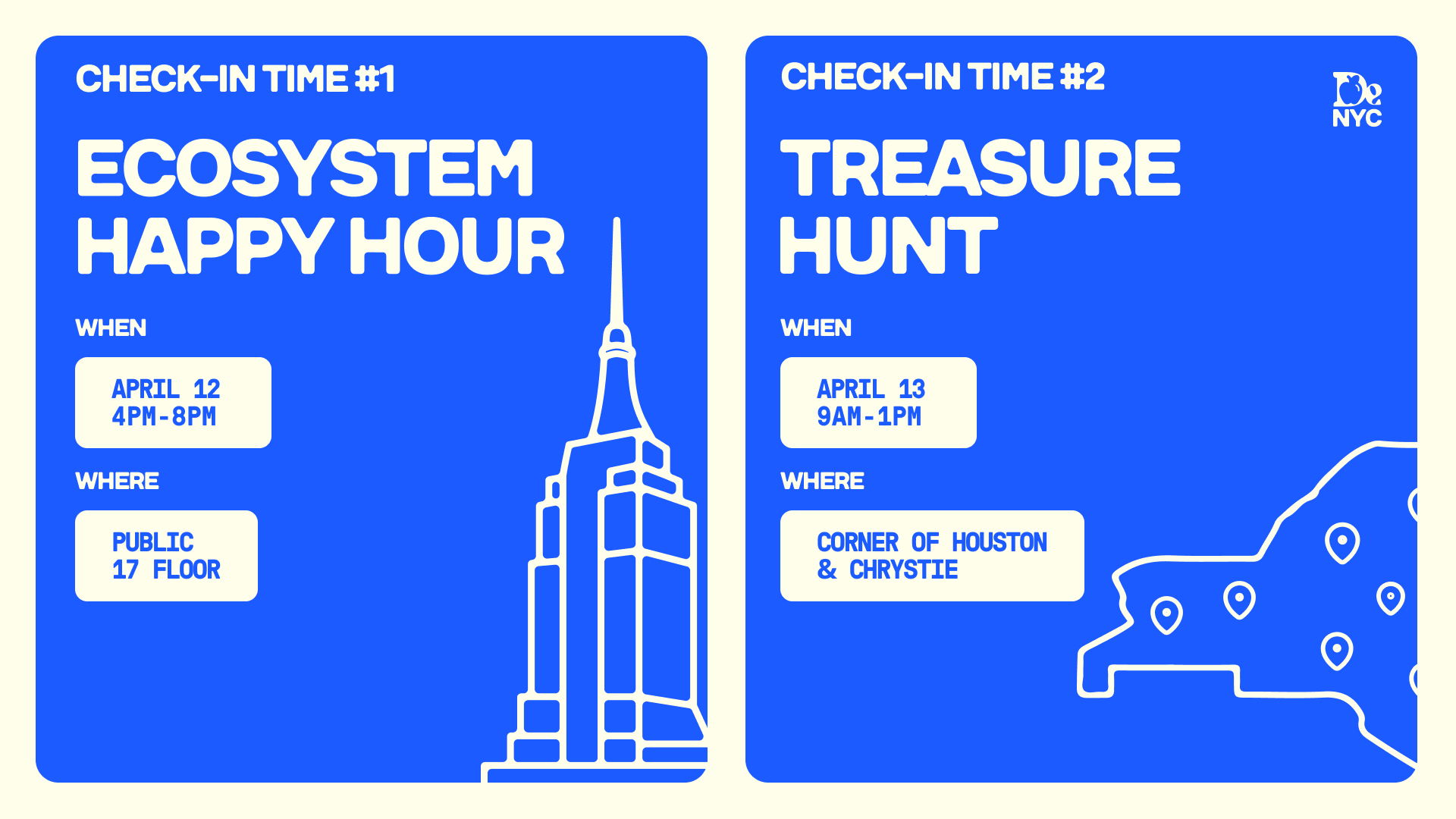 Make sure to check out our treasure hunt this weekend