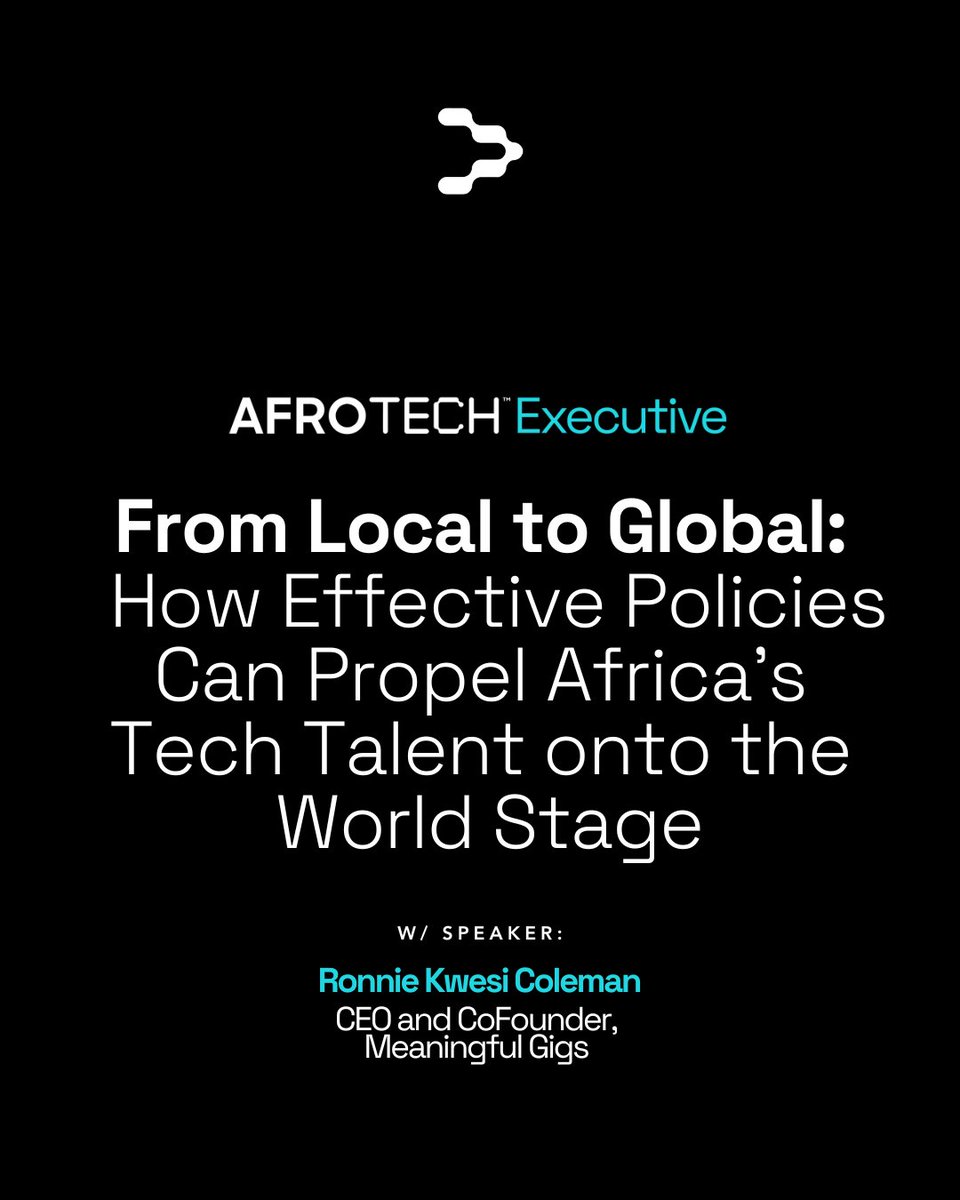 AfroTech's tweet photo. 📣 Introducing #AfroTechExecutive DC first speaker,Ronnie Kwesi Coleman - raised in Ghana, moved to America with just $3K & built a startup that sold for $40M. Now, on a mission to create 100K jobs for Africans with Meaningful Gigs.
Link to purchase: https://t.co/qZIRMEfnSJ https://t.co/SoPJ3kzL9s
