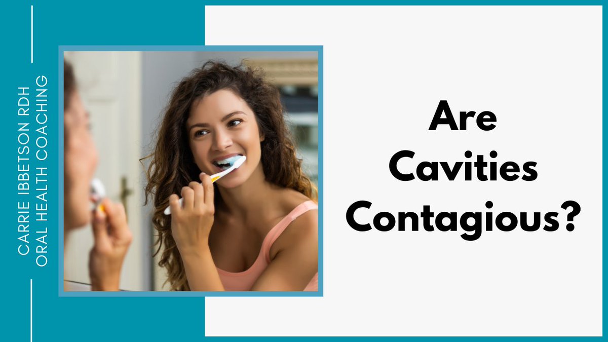 Would you be surprised to know that cavities are contagious? More specifically, the bacteria that cause cavities can be transmitted between people. 

Let’s break it down.

carrieibbetson.com/blog/can-cavit…