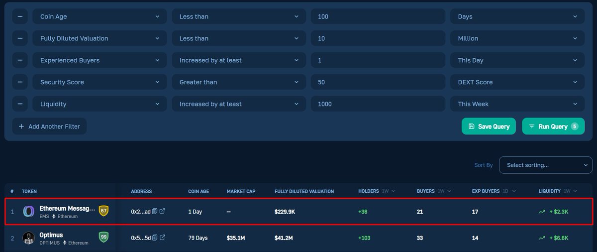 Sieg0x's tweet image. Having a close eye on $EMS, minted just 1 day ago.

Wallet-to-wallet messaging service on ETH

245k FDV, good looking chart

Extreme degen move, wouldn't hurt to throw like 100 bucks in

As always, found using @moralismoney 

Try it here👉 bit.ly/3Gv2S2Y.