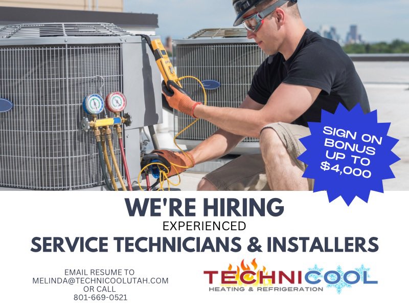 #utahjobs #hvactechnician #eaglemountainutah