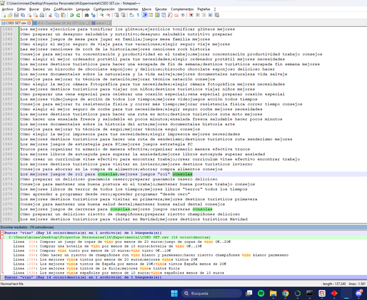Thesley008's tweet photo. Preparando un data set para mi IA con mi colega @BordilloPuto , nos hemos dado cuenta de que a Chat-GPT le gusta bastante el Vino. hehe.
@OpenAI https://t.co/z59IKODflp