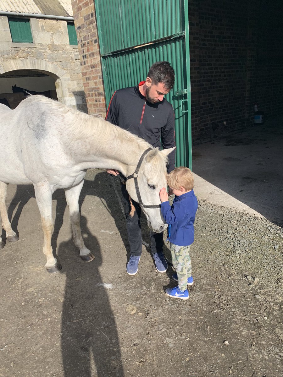 The horse that made me fall in love with racing.. First 2 photos are back then &amp; last 2 now aged 26 at home with me -looking after the next generation. Hes incredibly special to me but his story isnt special or unique-ask the people that look after the horses.. #StandUpForRacing