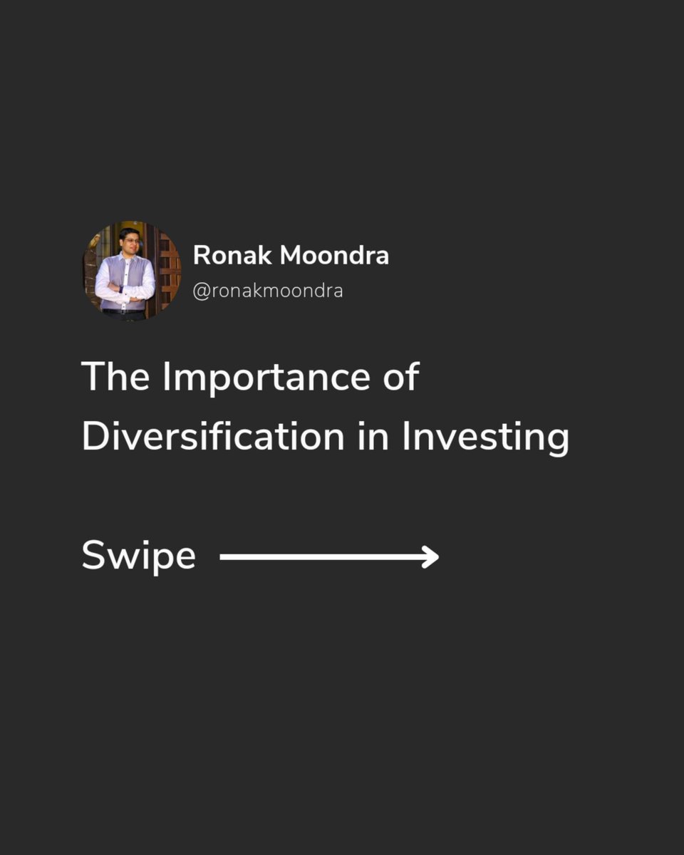RonakMoondra's tweet photo. Diversify your portfolio and reduce risk with these tips from @RonakMoondra

#InvestmentTips #Diversification #RiskManagement #ronakmoondra #ronakmoondratweets https://t.co/OJnavxuGr4