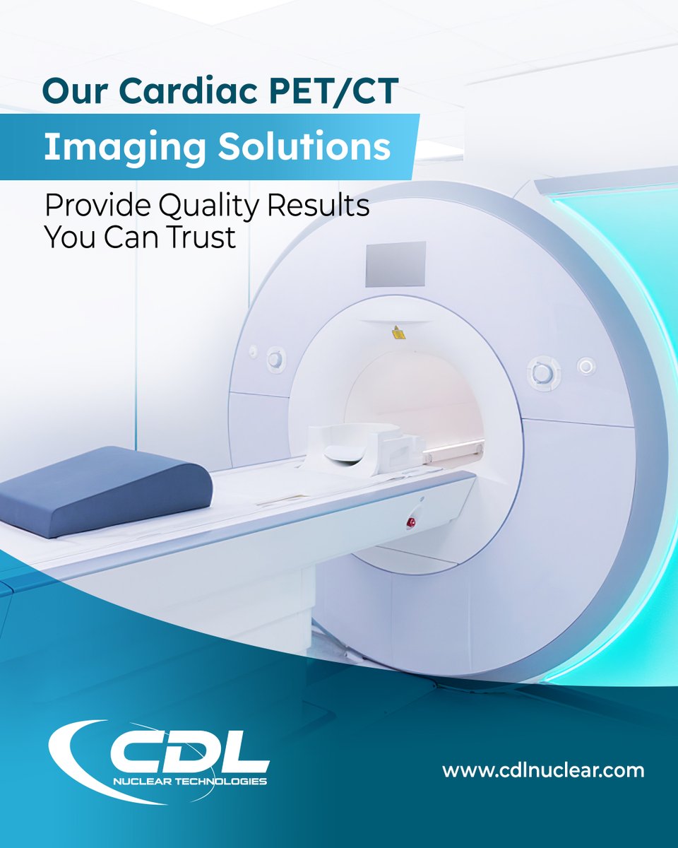 cdlnuclear's tweet photo. Our comprehensive Cardiac imaging solutions are top-notch and will give you the clarity you need.

#CDL #CDLnucleartechnologies #CardiacPET #TrustTheExperts #TopNotchImaging #PETImaging #PETCTImaging https://t.co/kZ9u2stUvc