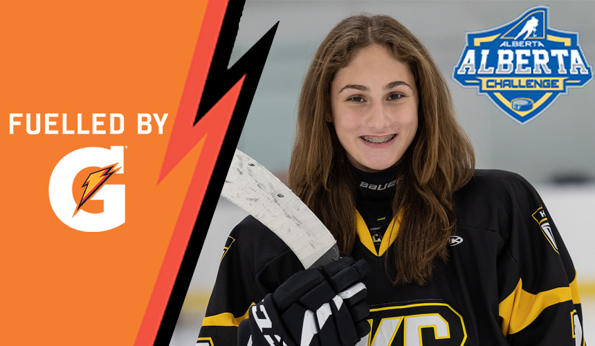 KofCHockey's tweet photo. Congratulations to Sienna Esposito who earned a spot in this year's Alberta Challenge! Sienna played for the KC U15AA Shamrocks last year, and we know her talent and dedication will shine in this prestigious event! #clubhockey #LetsGoKC https://t.co/0fHORNnfjr https://t.co/sIM00ojvzE