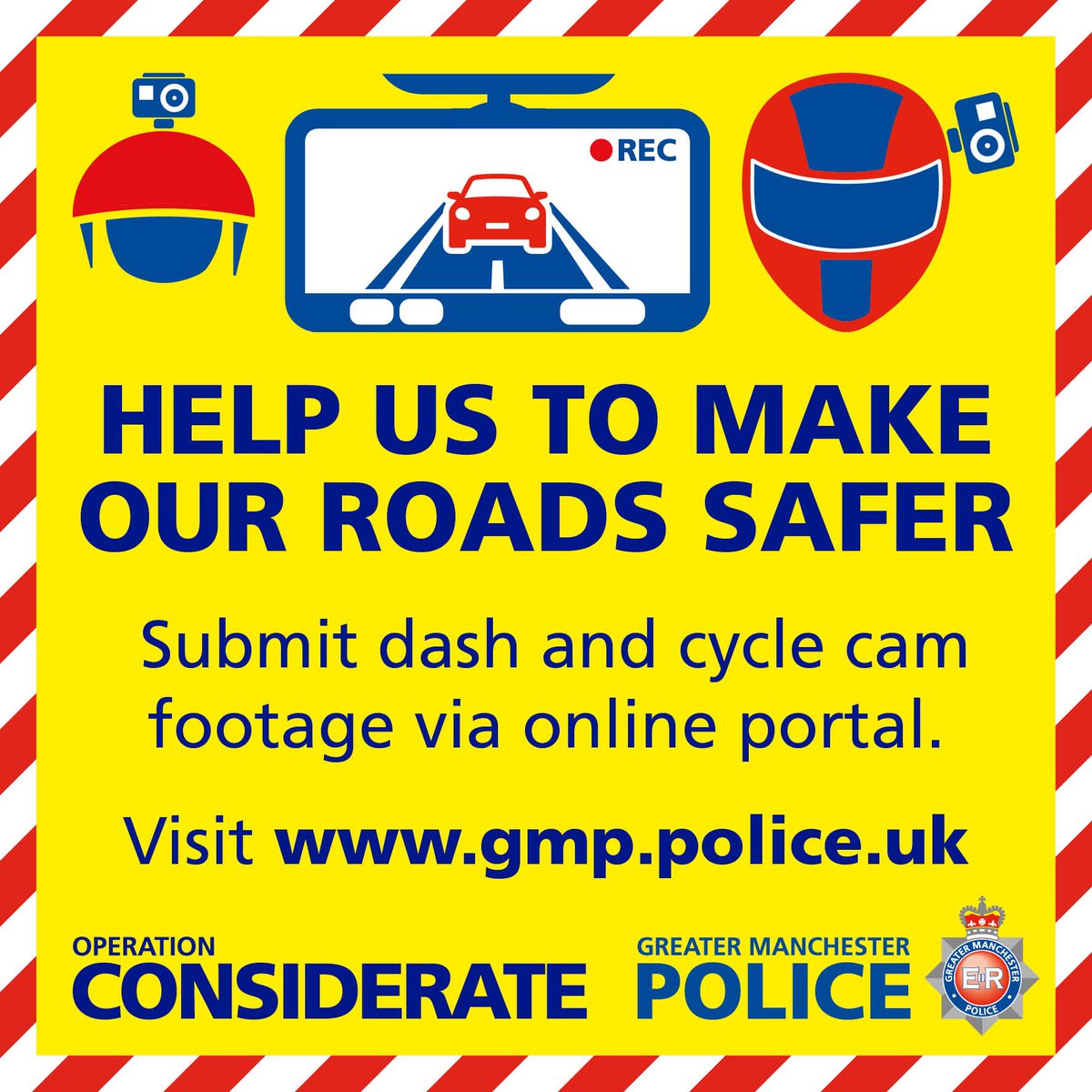 #OpCONSIDERATE | You can submit dash/cycle cam footage of dangerous road users via our online portal. Thanks to evidence provided to us, we have successfully prosecuted and taken positive action against a number of irresponsible road users. 

Submit here: orlo.uk/FsBHl