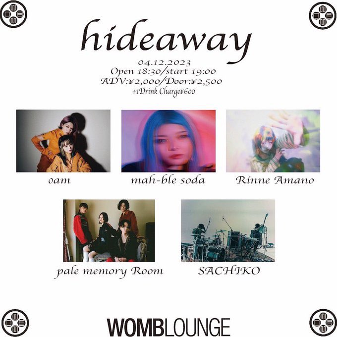 genki_mmy2023's tweet photo. hideaway@WOMB LOUNGE
0am初ライブ♪
控えめに言ってめっちゃ素敵で
めっちゃ楽しかった!
オシャレでグルーヴィーなサウンドも
歌声もほんと好き😆
#0am
#ゼロエーエム
#MAKIADACHI
#COMiNUM https://t.co/oOpIc5G8VL
