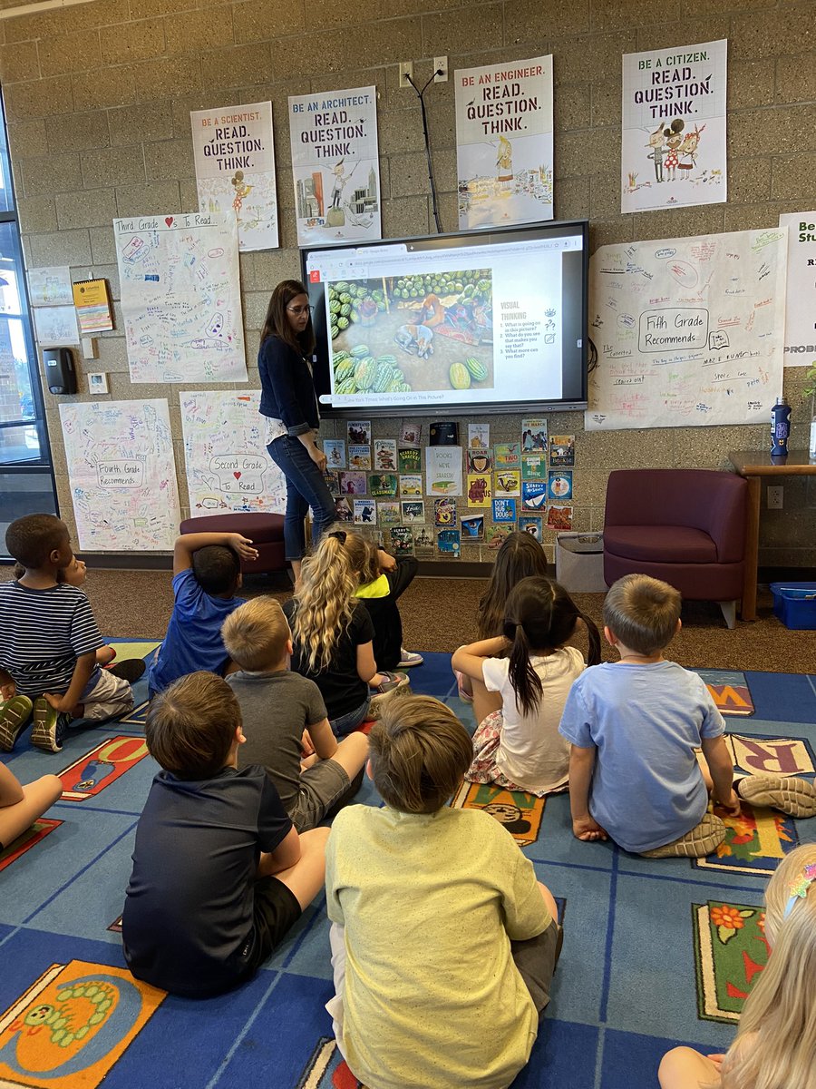 What’s going on in this picture? <a href="/nytimes/">The New York Times</a> 

We love library days!!