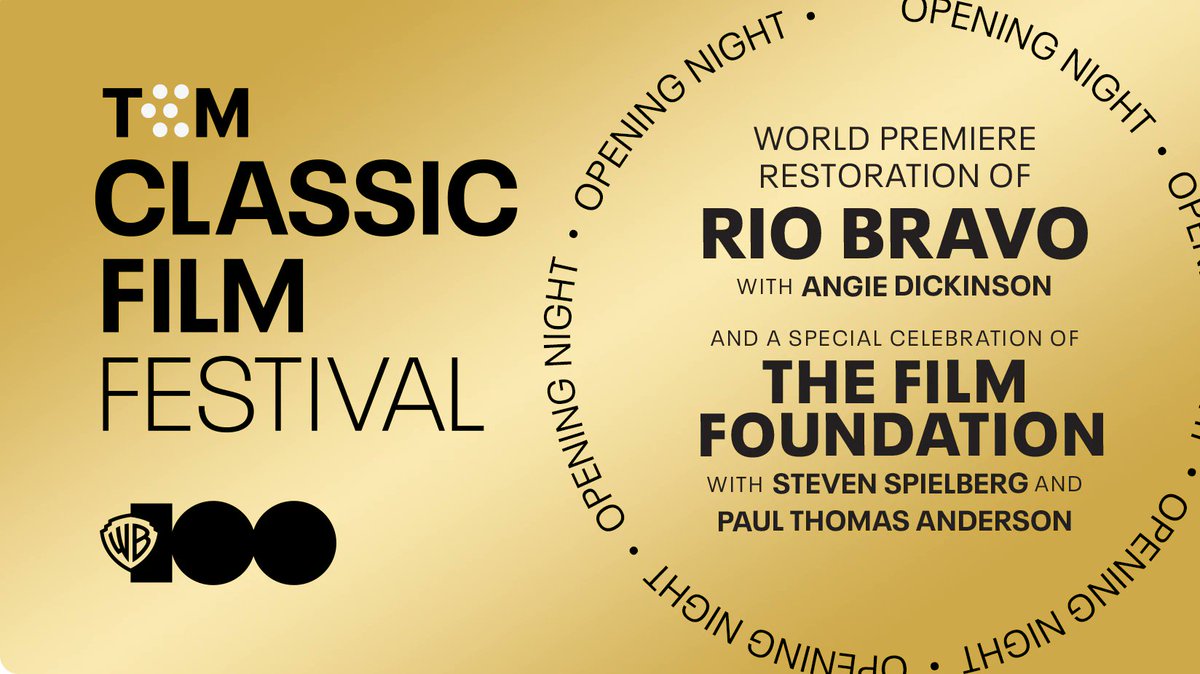 TheExtrastv's tweet photo. Scott McGee of #TCM talks Rio Bravo, WB100 films, special guests, and more on the #podcast to preview the upcoming #TCMCFF Festival in #Hollywood 📷 April 13-16 #TCMParty #filmfestival #WB100 #WarnerBros #classicmovie
https://t.co/h3HnX8Vk00 https://t.co/9dFdT6yjEk