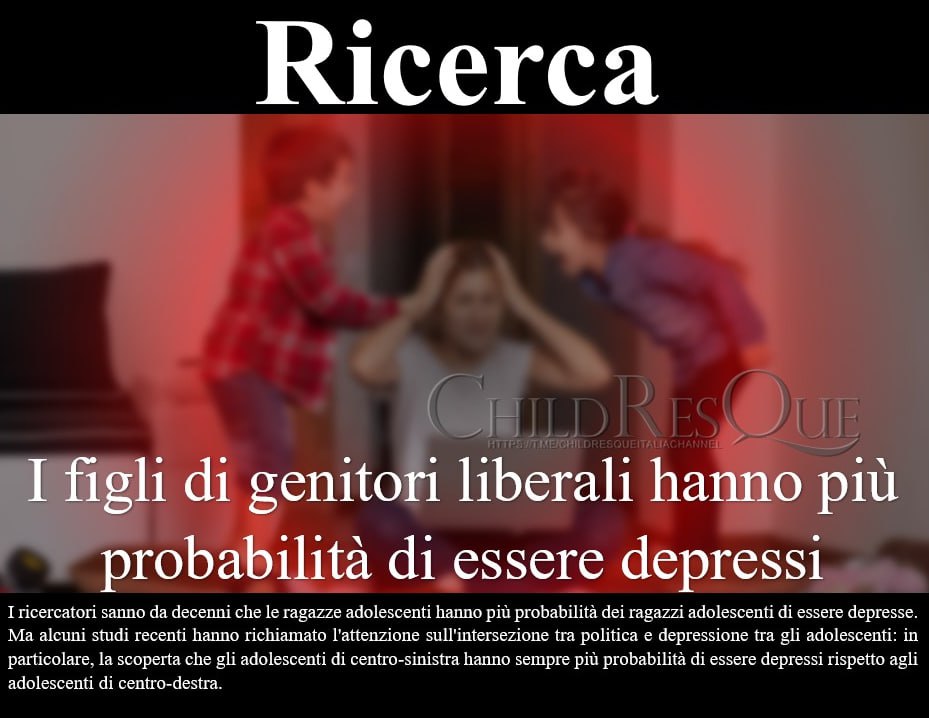 Bera49164308's tweet photo. 🔥I FIGLI DI GENITORI LIBERALI HANNO MAGGIORI PROBABILITÀ DI ESSERE DEPRESSI🔥
#12aprile
#News #NewsUpdate #Dager #Child_mayhem #family #education
https://t.co/eu2i0gqlYD https://t.co/ofcGIhD7AP