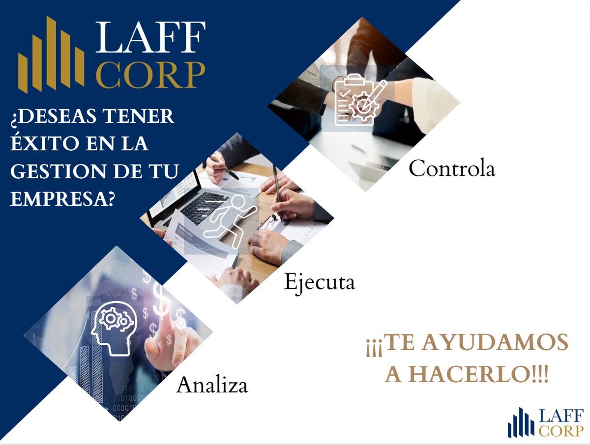 laffcorp's tweet photo. Deseas una gestión empresarial exitosa?, en LAFCORP te asesoramos para alcanzar ese objetivo.  #gestionexitosa, #exitoempresarial, #asesoriafinanciera, #finanzasconexito, #laffcorpSi deseas contactarnos 📷 https://t.co/JZAWBPhL1y https://t.co/bwQiZuZdEU