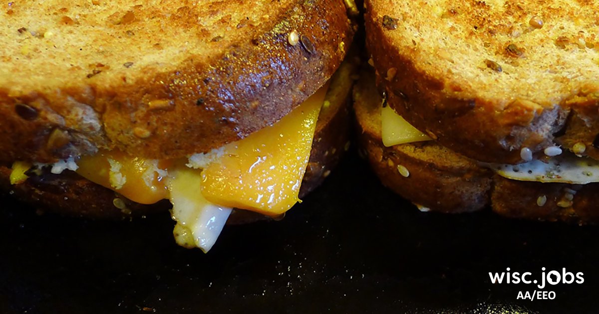 wiscjobs's tweet image. It’s #NationalGrilledCheeseSandwichDay! If you want a food service career, @WICorrections is hiring a #FoodServiceManager at #WaupunWI Correctional Inst. $40-$74K/yr +great benefits. Apply by 4/18. #WIjobs #govjobs #GrilledCheeseSandwich #FoodServiceJobs ow.ly/VHfI50NGb5x