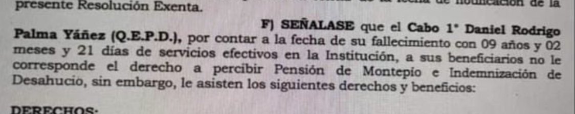 JorgeConcepYMas's tweet photo. A ver si entre todos visibilizamos el caso del C1º #DanielPalma, de quien todos los Chilenos bien nacidos lamentamos su partida en cumplimiento del deber.
El @GobiernodeChile deja en absoluta indefensión a su familia! Cuantos más lo viven?
#CarabinerosDeChile
#Justicia
#Gobierno https://t.co/VxZ0t0gyz2