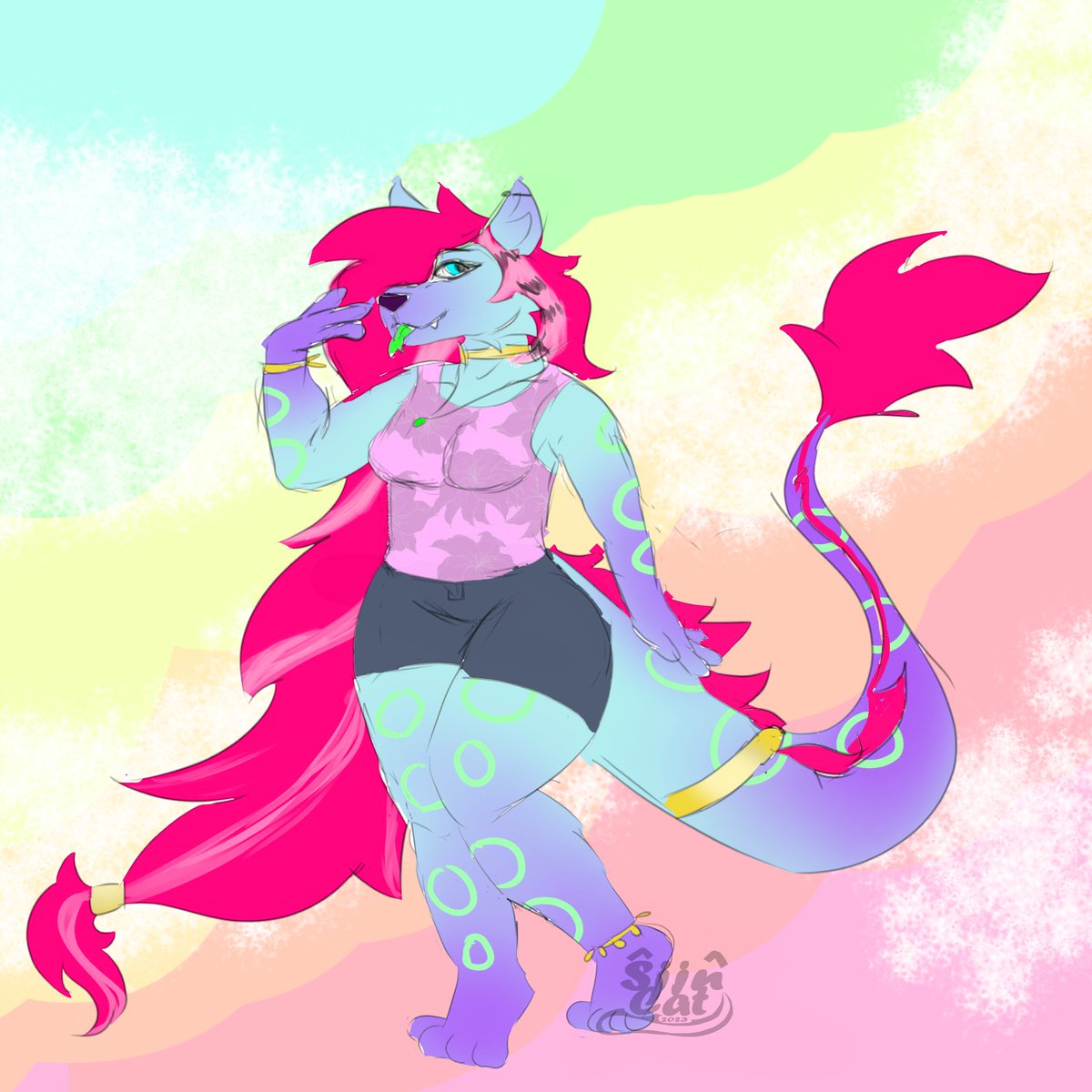 SijnCat's tweet photo. I drew this lovely sparkledog on stream today, hope u guys like her.
#furry #furryart #furryartist #fursona #sparkledog #dogfurry #drusky #dragon #furryartwork https://t.co/VHHvz7lfGz