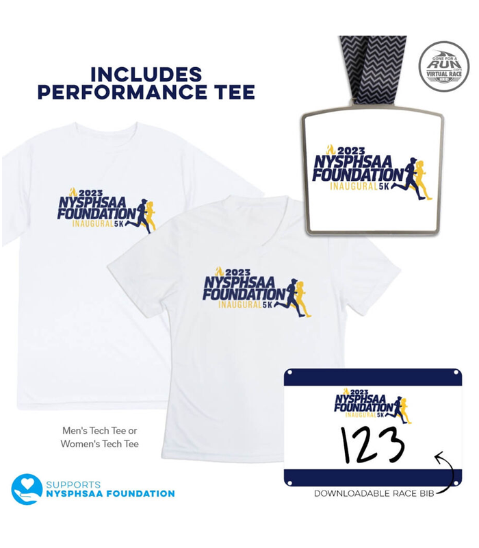 The NYSPHSAA Foundation is excited to announce its first ever virtual 5K fundraiser! Run or walk any time from May 12-29 to help raise money for the students, coaches, and officials of NY. Registration is open now, visit nysphsaa.org/5k to learn more! #NYSPHSAAFundRun23