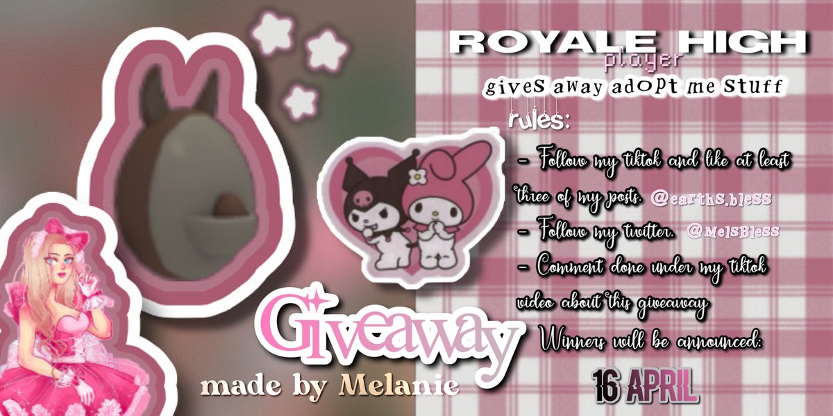 MelsBless's tweet photo. giveaway !! โ
prize: one aussie egg
#roblox #royalehigh #adoptme
#giveaway #aussieegg https://t.co/JvSZj6DDTF