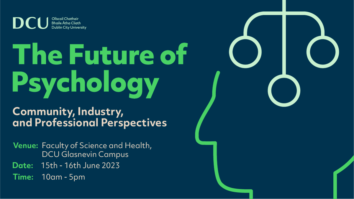 Event now live! Thrilled to announce our Future of Psychology event - open to all. Join us for: 🖥️ panels w/industry-based psychologists (tech, consulting & UX) ➡️Keynote from @AnneKehoe5 from @PsychSocIreland on the future of psychology in 🇮🇪 👥Breakout sessions & debate