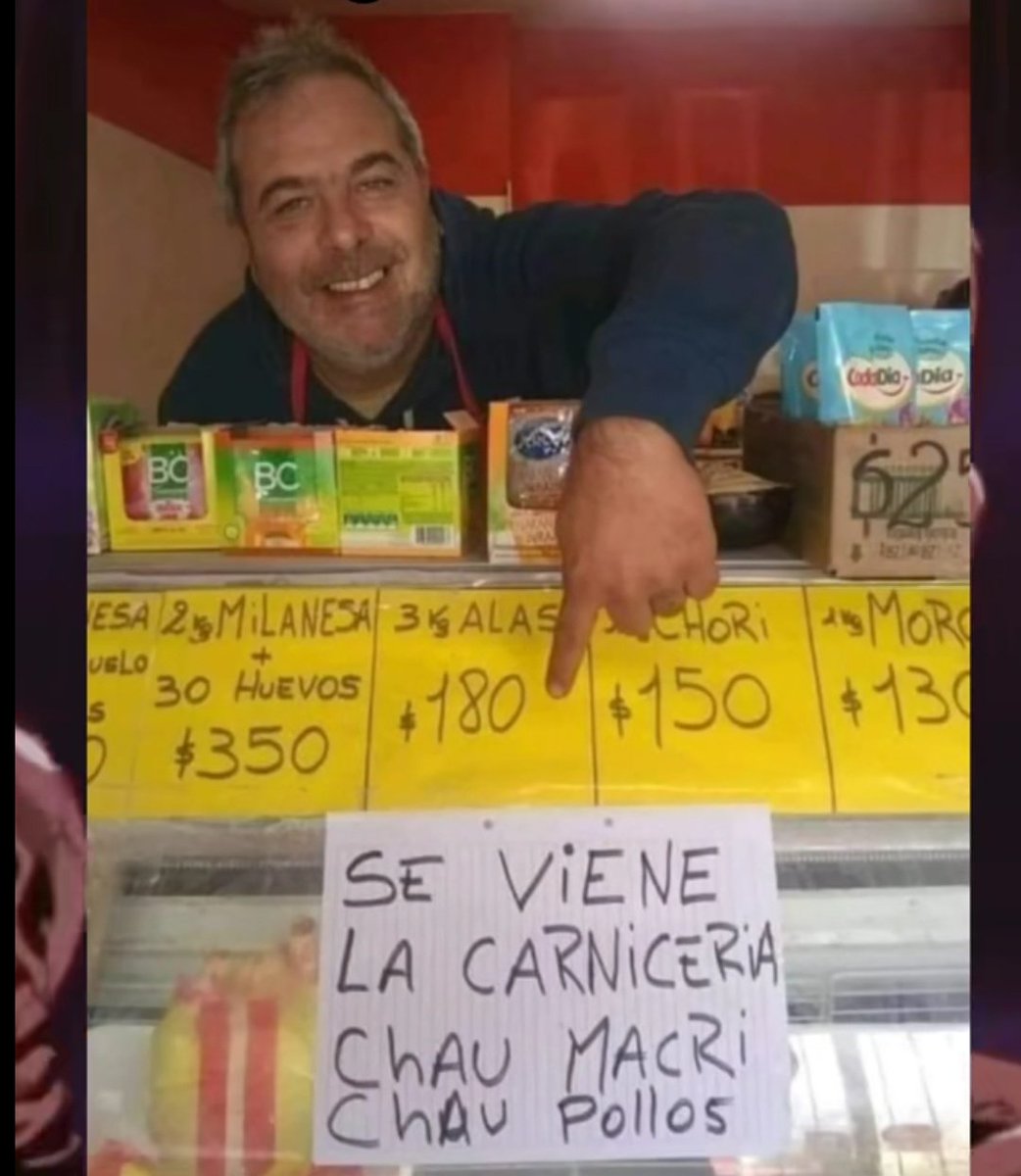 therealbuni's tweet photo. Se quejaba de la carne a $180 y ahora van a tener que comer grillos hsjsjs
Votar a alberto sale mal https://t.co/p5eC60YW86